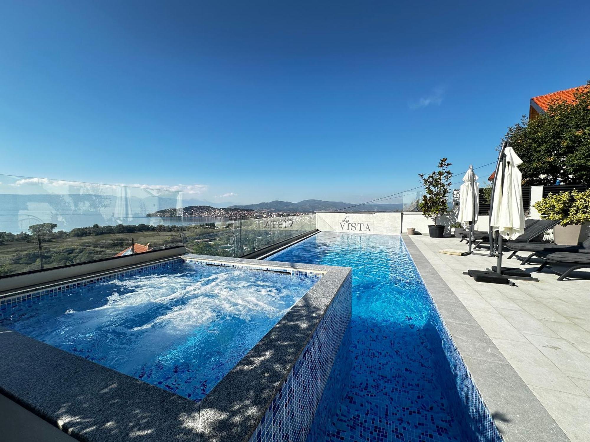 La Vista Luxury Villa Ohrid Exterior foto